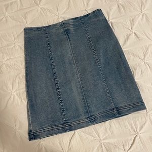 Denim Mini Skirt